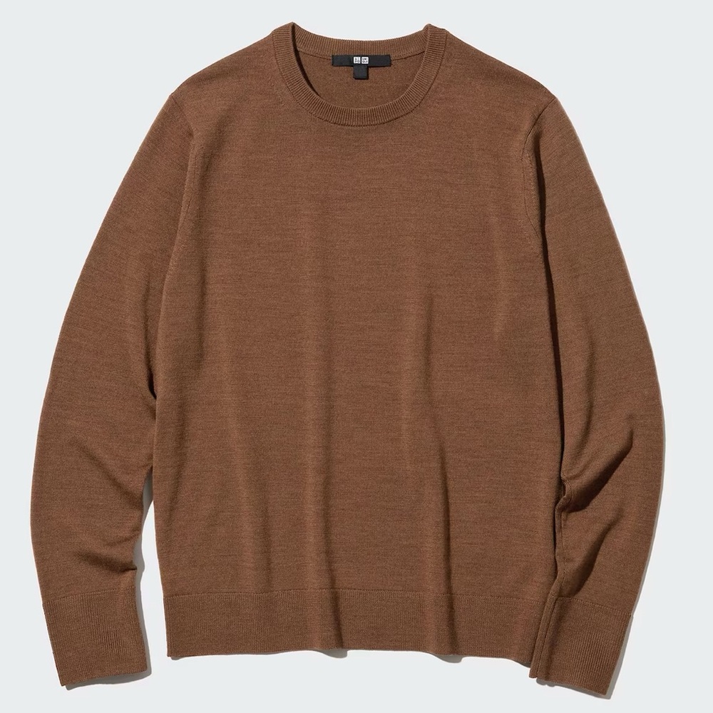 Uniqlo XXS light brown merino sweater